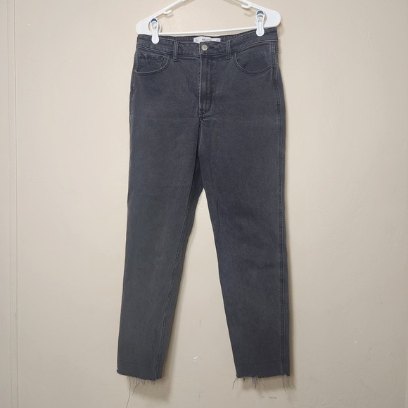 Hollister Denim - Hollister Ultra High-Rise Mom Jean Black Womens Size 12L W31 Long‎